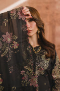 Zeenat Pret Embroidered Lawn 3-Piece Suit - Jet Black