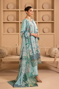 Zeenat Pret Embroidered Lawn 3-Piece Suit - Powder Blue