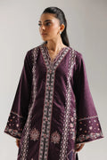 ETHNC Rozana Embroidered 2-Piece Stitched Suit - Violet