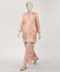 J. Lawn Embroidered Stitched 2-Piece Suit - Baby Pink