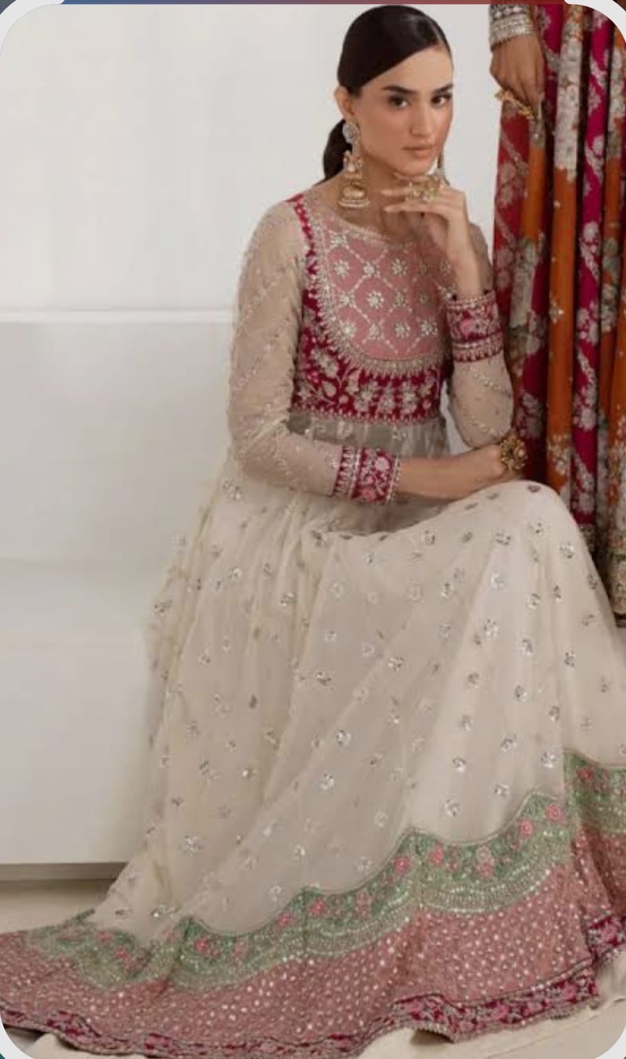 Original Pakistani Lawn Suit with Digital Print