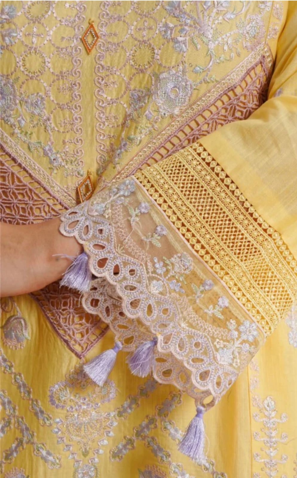 Embroidered Chikankari Lawn Suit