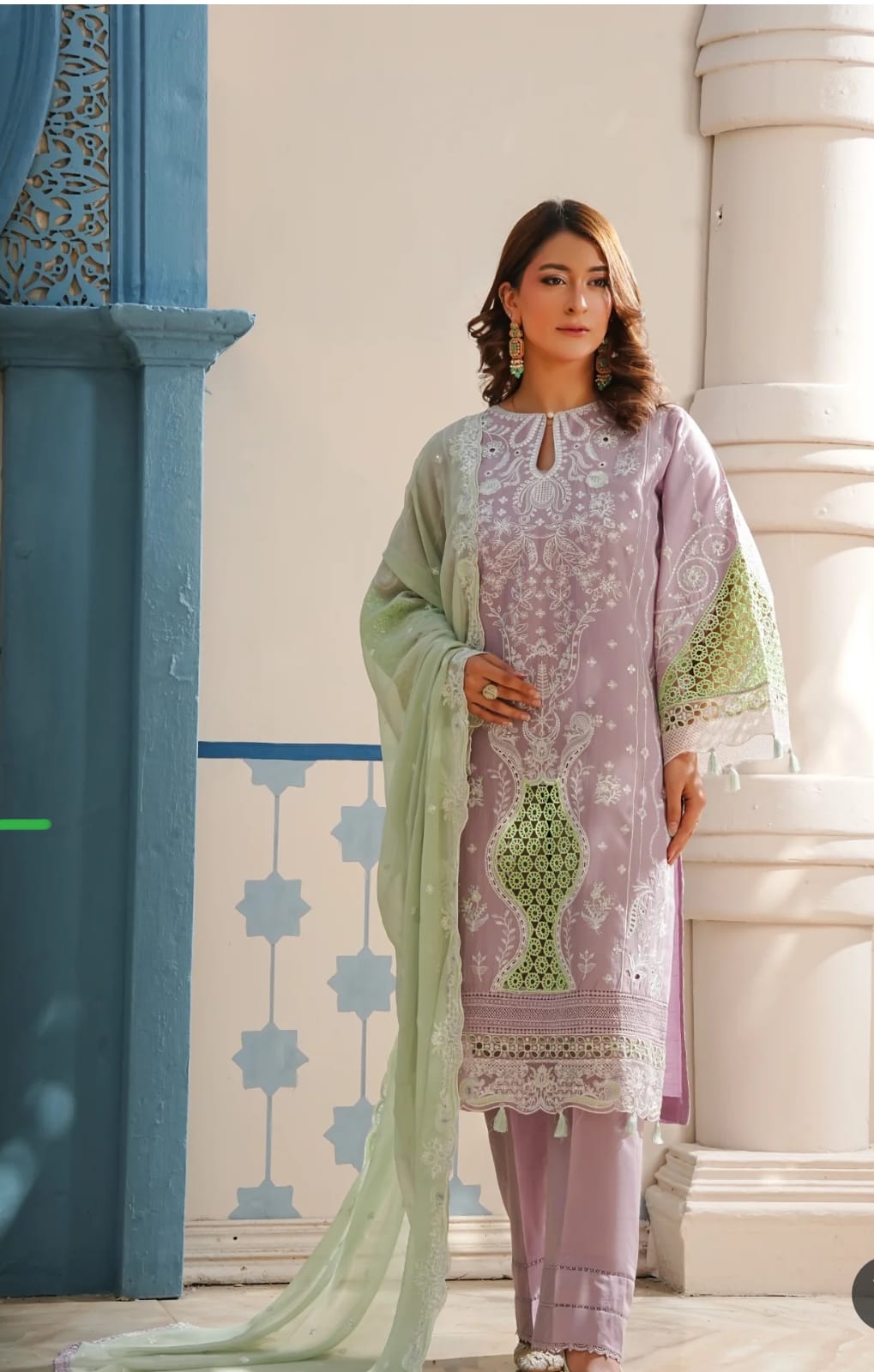 Straight Cut Embroidered Kurta Suit