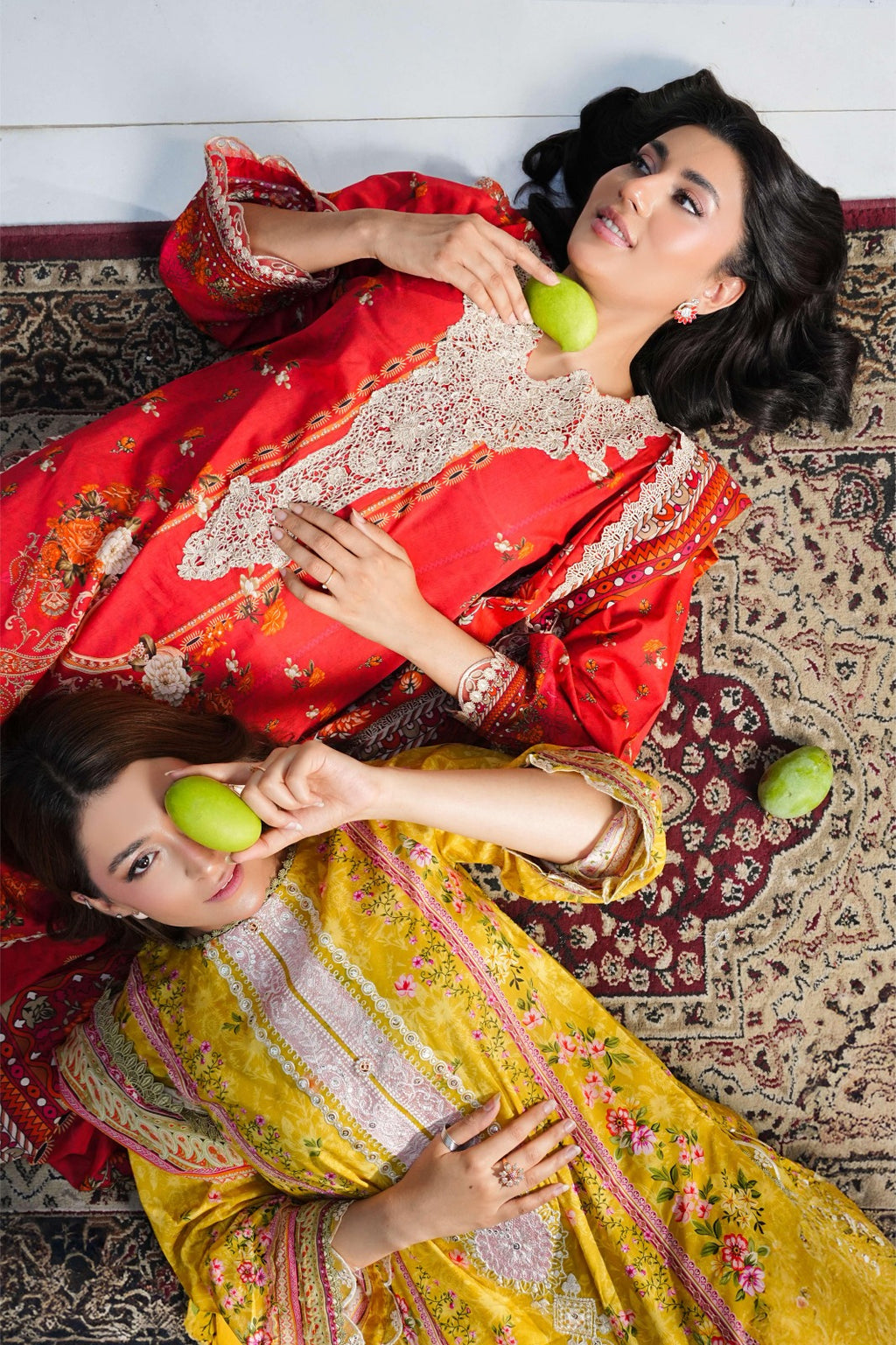 SHANSHE Monsoon Collection – Mustard Yellow 3-Piece Ready-to-Wear Suit