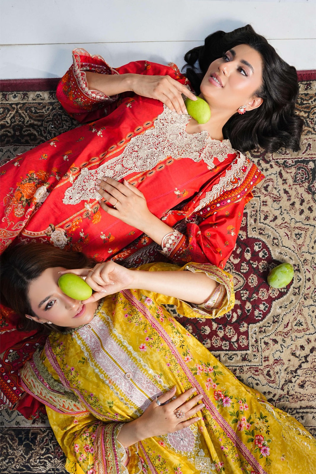 SHANSHE Monsoon Collection – Mustard Yellow 3-Piece Ready-to-Wear Suit