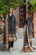 SHANSHE Monsoon Collection – Charcoal Black 3-Piece Ready-to-Wear Suit