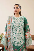 Adan's Libas Digitally Printed Lawn 3-Piece Suit - Emerald Green