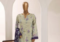 SADABAHAR Printed Lawn 3 Piece Ready-to-Wear Pakistani Suit – Sage Green