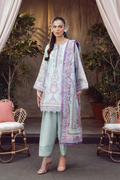 JADE URBANE – Luxury Embroidered Lawn 3-Piece Ready-to-Wear Suit | Sea Green
