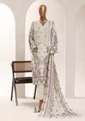 SADABAHAR Printed Lawn 3 Piece Ready-to-Wear Pakistani Suit – Ivory