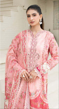 Gul Adhar Aarzoo Embroidered Premium Lawn 3-Piece Suit – Tea Pink & Peach