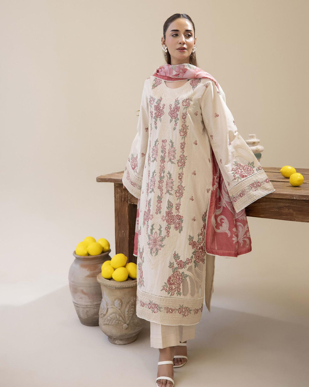 Adan's ALYA Luxury Ready-to-Wear 3 Piece Luxury Lawn Suit  New Launch